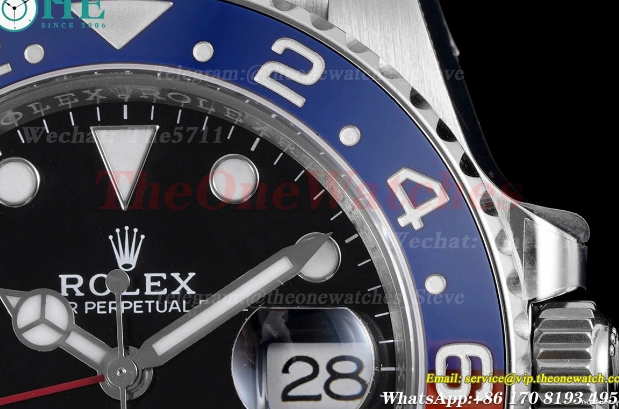 SS SS Red 126710 II 40mm Master C+F Blue V2 Pepsi GMT VR3285 0126